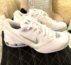 Rare Vintage Nike Glamour Shox Tennis Sneakers! SW DESIGNED FOR SERENA WILLIAMS! thumbnail 1