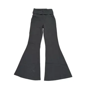 Offline by Aerie OG Super Flare Legging Foldover High Waisted Black Small NWT thumbnail 3