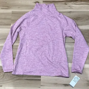 NEW Apana Mauve Fleece Lined Long Sleeve Top Women’s Medium thumbnail 1