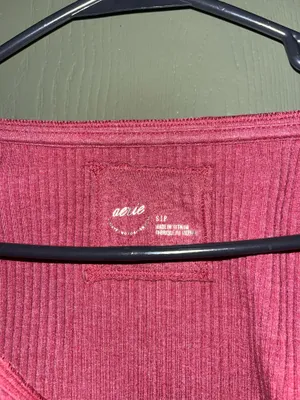 Ribbed Aerie Top Long Sleeve thumbnail 2
