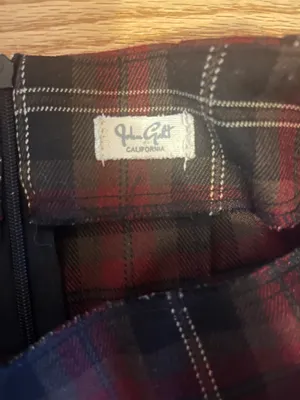 Red Plaid Mini Skirt thumbnail 3