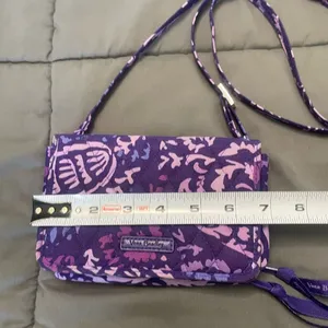 Vera Bradley 3 in 1 Crossbody Bag Purple Floral thumbnail 2