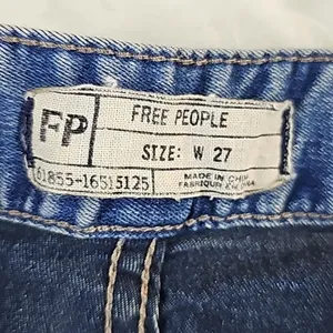 Free People -044 Women's Skinny Jean Side Zipper Size 27‎ thumbnail 5