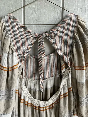 Free People Cosy Striped Mini Dress Co Size S thumbnail 5