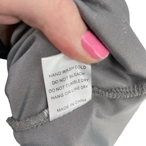 NUDE Apparel Co. Velour‎ Front Tie Knot Pullover Top Gray Size XS thumbnail 10