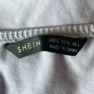 Shein lavender purple crop top with ruffle straps thumbnail 3