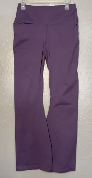 Fabletics Nightshade Sleek Seamless High Waisted Active Flare Pants XL thumbnail 1