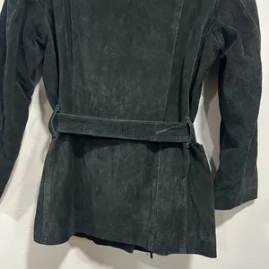 Firenze Leather Factory Suede Leather Jacket Black thumbnail 8