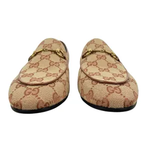 Gucci Jordaan GG Monogram Horsebit Loafer Ruggine Rust Size 40.5 thumbnail 6