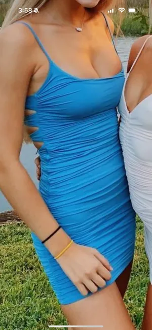 Oh Polly Blue Dress thumbnail 1