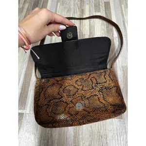 Relic Shoulder Bag Womens Brown Snakeskin Faux Leather thumbnail 3