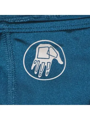Body Glove One Piece Swimsuit Teal Blue Size S Open Back Long Sleeve Zip Front thumbnail 6