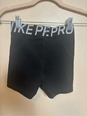 Nike Pro Womens 3" Dri-FIT Compression Training Shorts Workout Black Size XS thumbnail 4