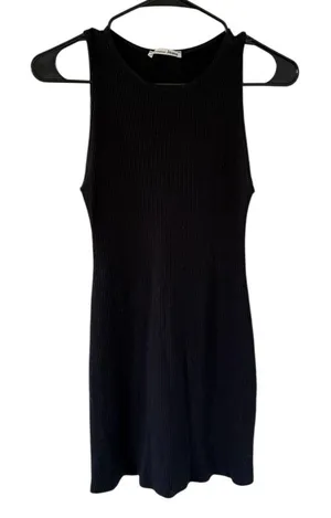 Reformation Roe Black Mini Dress thumbnail 8