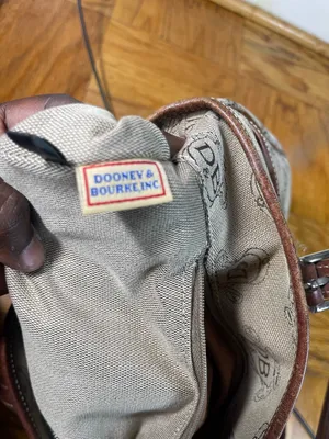 Dooney & Bourke Brown work office Executive Satchel Signature Logo Canvas bag thumbnail 7