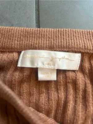 Spiritual Gangster Luxe Essential Oversized Sweater — Rust thumbnail 4