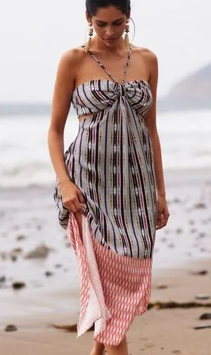 Anthropologie Bare Cutout Maxi Dress thumbnail 1