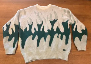 Esc sweater flame size S GREEN thumbnail 1