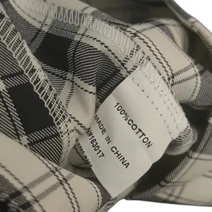 Princess Polly Euros‎ Plaid Wide Leg Trousers Pants Size 6 Black Cream Checkered thumbnail 6