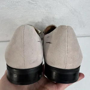 Diba True Size 10 About It Slip On Loafers Suede Leather Beige 54925 Appel Crisp thumbnail 12