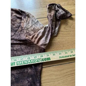 Dressbarn Women Sz‎ XL Ruffle Neck Blouse 3/4 Sleeve Business Casual City Career thumbnail 5