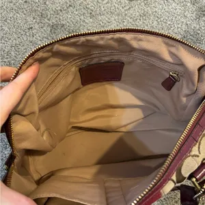 Coach Signature Stripe Purse thumbnail 7