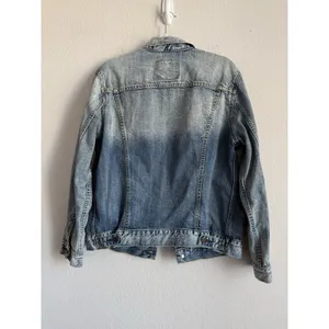 Levi's Strauss & Co Premium Denim Jacket Trucker‎ Blue Wash Women's Size Medium thumbnail 8