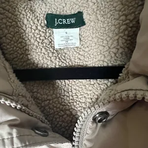 J crew tan quilted vest classic‎ minimalist size Small thumbnail 5