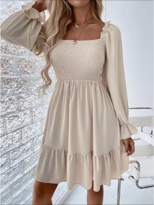 Dress Tan thumbnail 1