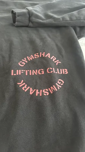 Black Gymshark Crewneck Sweatshirt thumbnail 2