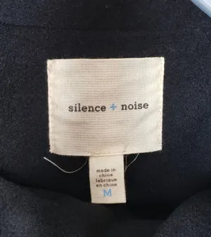 Anthropologie Silence + Noise Wool Blend Coat M thumbnail 3