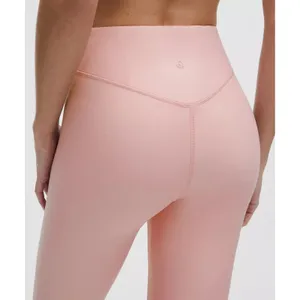 Lululemon Wunder Under SenseKnit HR Tight 25" Size 4 Pink Haze NWT Authentic thumbnail 4