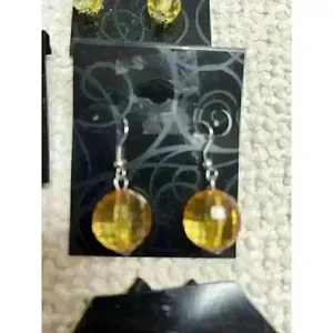 Lot of 6 pair costume pierced‎ earrings thumbnail 7