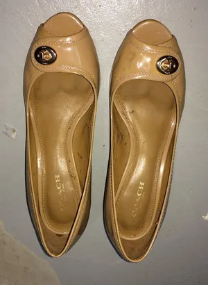Coach Perry Peep Toe Wedge Sz 5.5 thumbnail 1