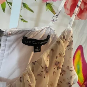 X270. Cotton Candy floral corset top Size S thumbnail 2