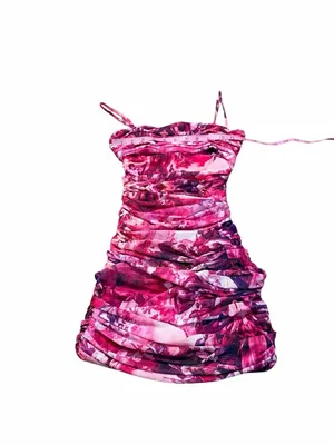 MORE TO COME Mariana ruched mini dress thumbnail 3