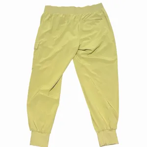 All In Motion Women's Jogger Pants Size Medium Silky Pull On Green Pockets thumbnail 3