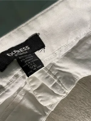 Express White Mini Skirt with Front Patch Pockets thumbnail 3