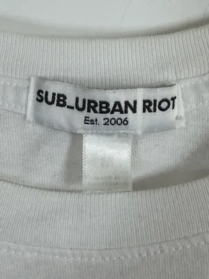 Sub_Urban Riot Sunshine and Good Vibes Graphic Tee White thumbnail 2