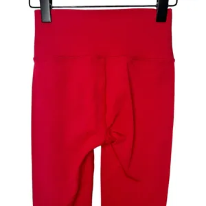 FABLETICS Red Sculpt Knit Leggings Full Length Size‎ Medium thumbnail 7