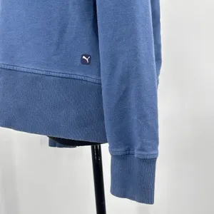 Retro 90s Inspired Athleisure Pullover Sweatshirt Puma Hot Pink Zip Blue Small‎ thumbnail 5