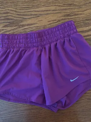Nike Women's One Dri-FIT Mid Rise 3" Purple Running Shorts Size XS Activewear thumbnail 6
