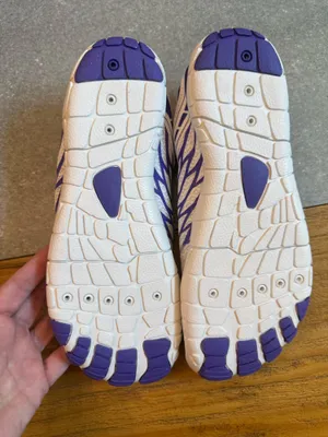 Hike Footwear HF LoraxPro Barefoot Shoes White Purple Zero Drop Wide Toe Size 10 thumbnail 6