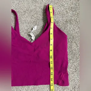 Lululemon Align Tank Top in Magenta Purple Size 6 Athleisure Buttery Soft Crop thumbnail 9