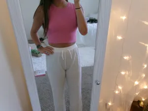 Zara Bubblegum Pink Knit Crop Tank Top thumbnail 2