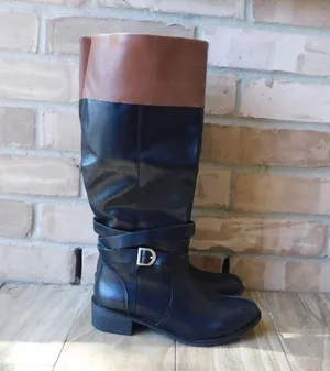 St. John's Bay Womens Douglas Riding Boots Block Heel Size: 7 1/2M thumbnail 2