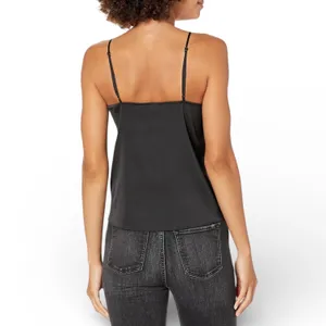 The Drop Natalie Top‎ Black Lace Trim Cami Women's Size L thumbnail 2
