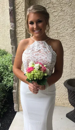 Revolve White Gown thumbnail 4