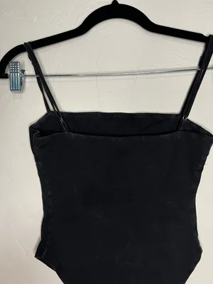 Tiger Mist Black‎ Square Neck Thong Bodysuit thumbnail 7