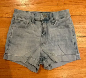 Hollister Light Wash Denim Shorts thumbnail 3